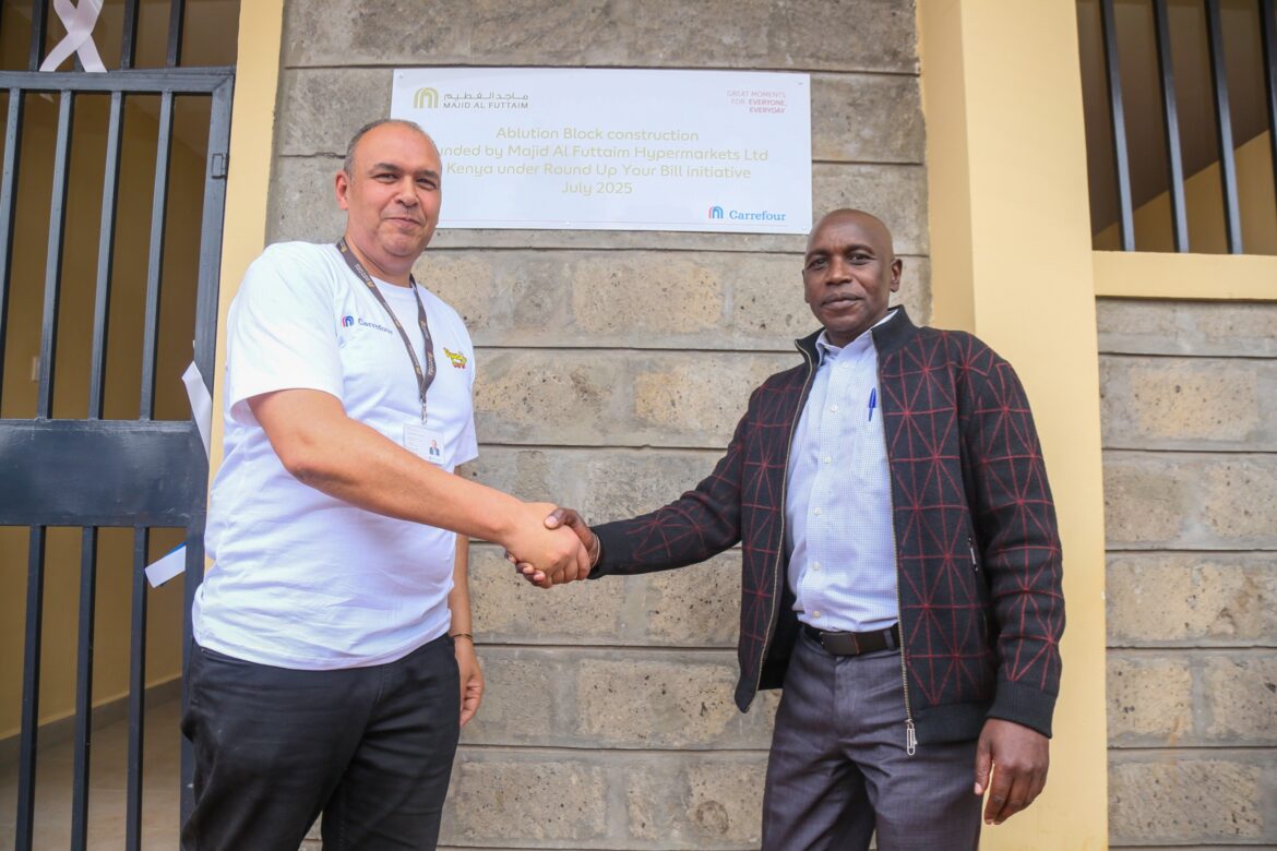 Carrefour hands over a KES6.9Mn sanitation facility to Mutuini